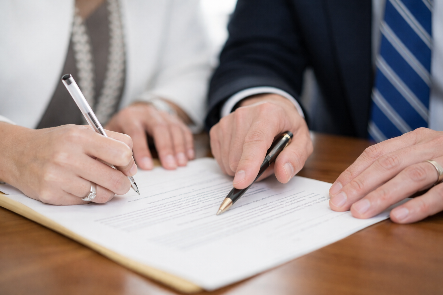 Attorney reviewing diversion program paperwork